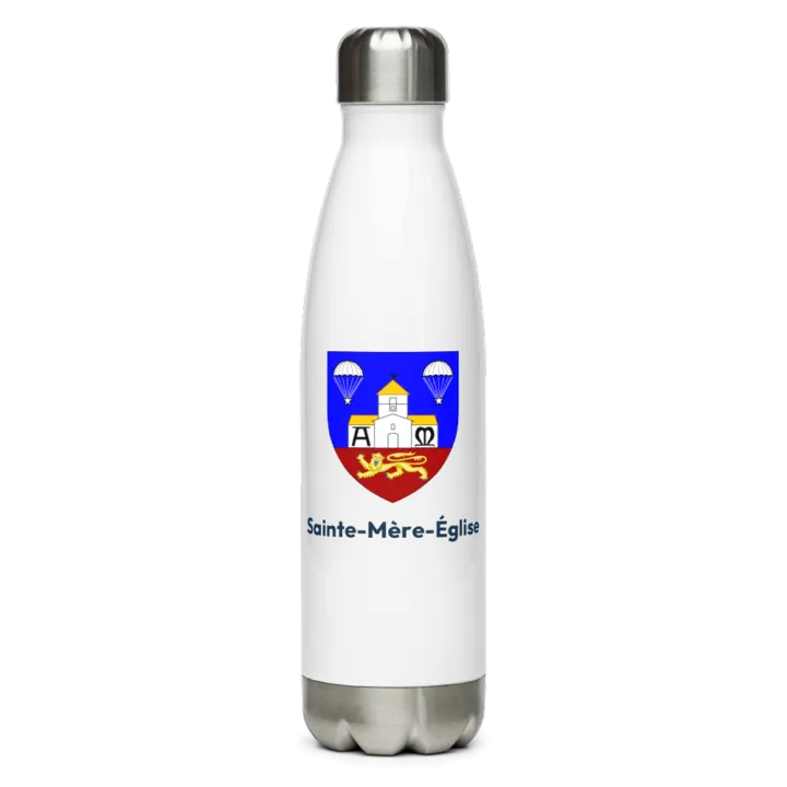Gourde inox blason de Sainte-Mère-Église