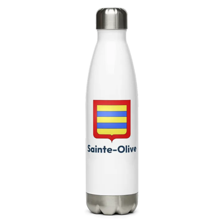 Gourde inox blason de Sainte-Olive
