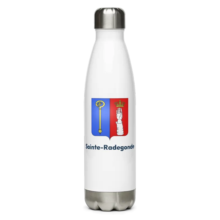 Gourde inox — blason de Sainte-Radegonde