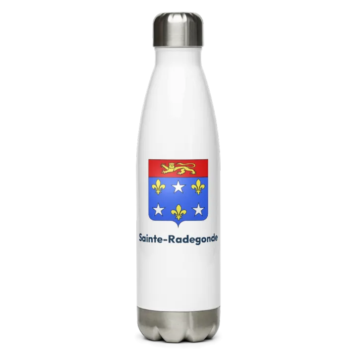 Gourde inox — blason de Sainte-Radegonde