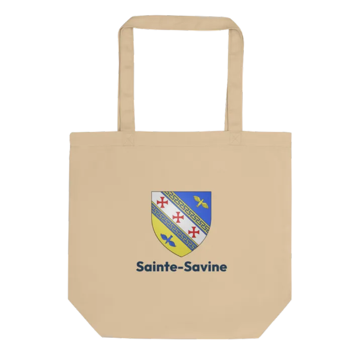 Tote bag coton bio — blason de Sainte-Savine