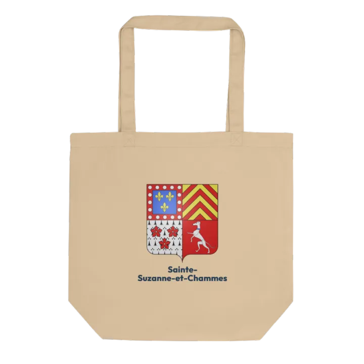 Tote bag coton bio — blason de Sainte-Suzanne-et-Chammes