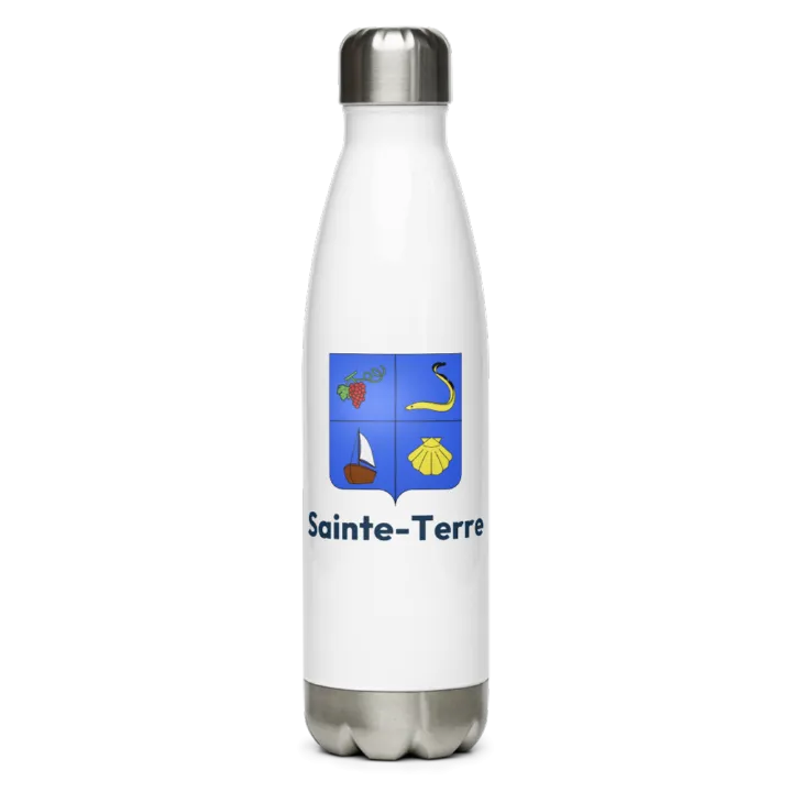 Gourde inox blason de Sainte-Terre