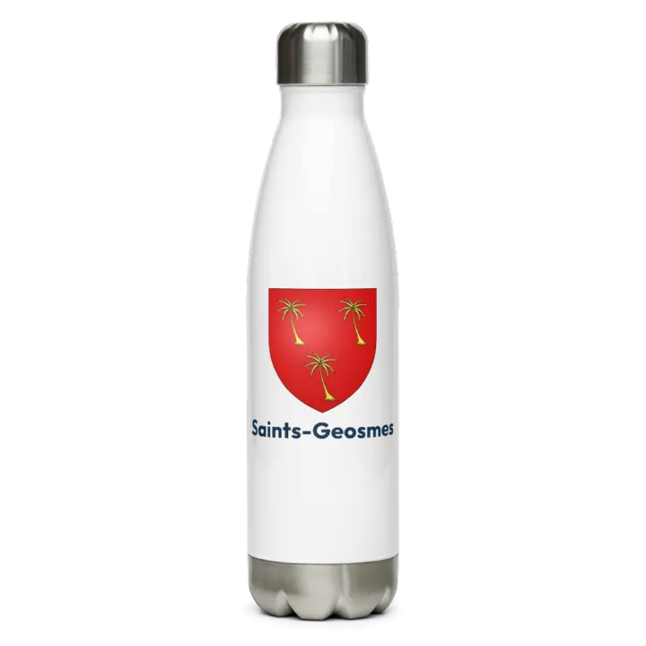 Gourde inox blason de Saints-Geosmes