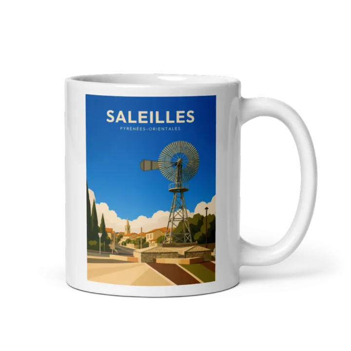 Mug — Saleilles et son moulin à vent