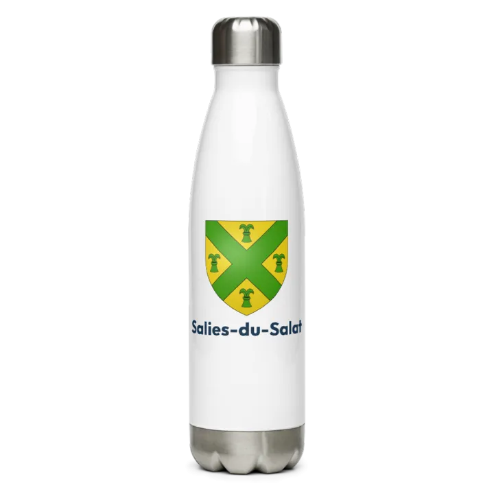Gourde inox blason de Salies-du-Salat
