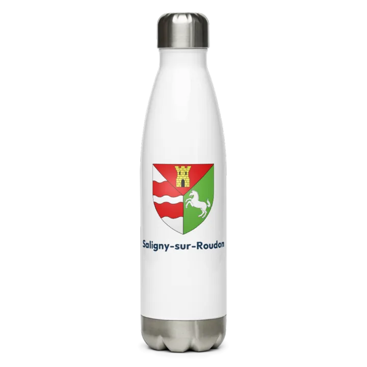 Gourde inox — blason de Saligny-sur-Roudon