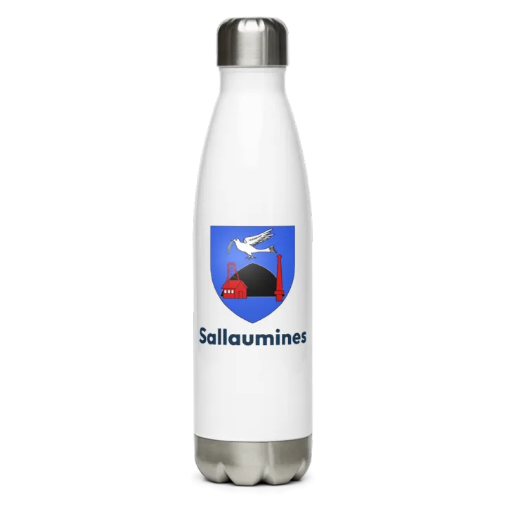 Gourde inox blason de Sallaumines