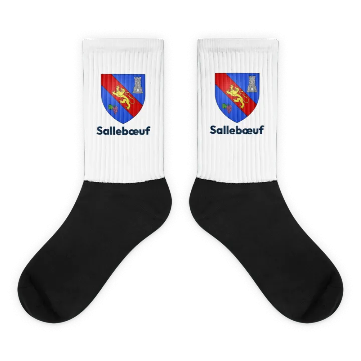 Chaussettes — blason de Sallebœuf