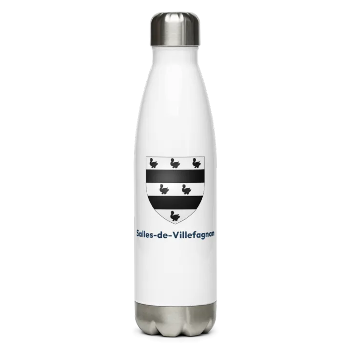 Gourde inox blason de Salles-de-Villefagnan