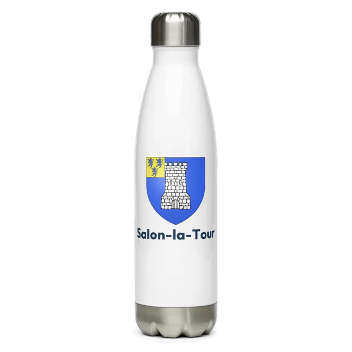 Gourde inox blason de Salon-la-Tour
