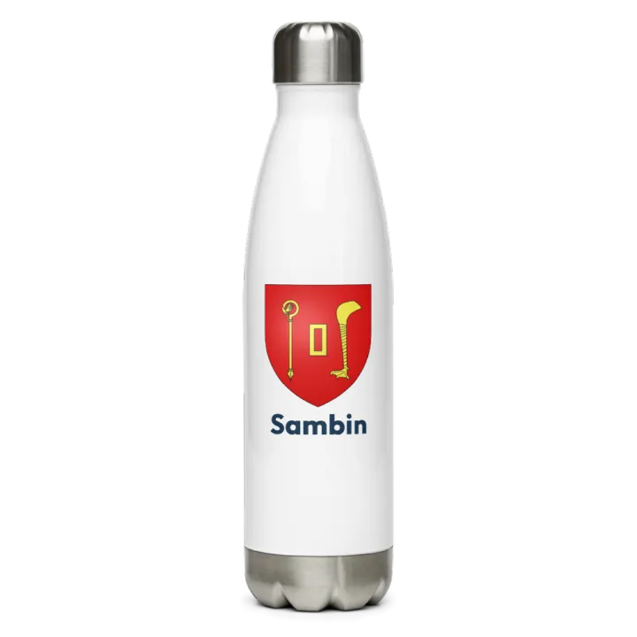 Gourde inox blason de Sambin