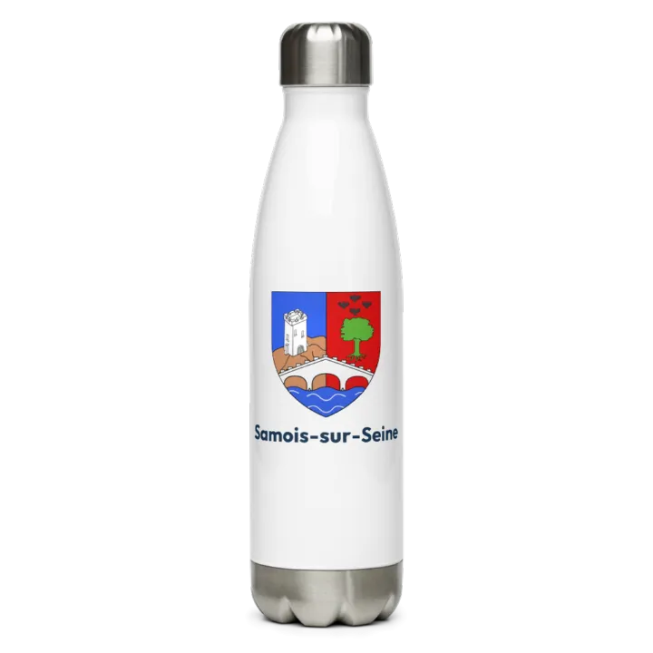 Gourde inox — blason de Samois-sur-Seine