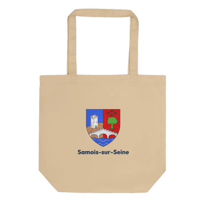 Tote bag coton bio — blason de Samois-sur-Seine