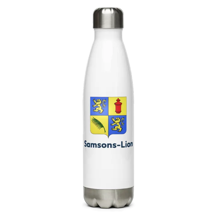 Gourde inox blason de Samsons-Lion