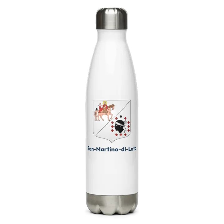 Gourde inox blason de San-Martino-di-Lota