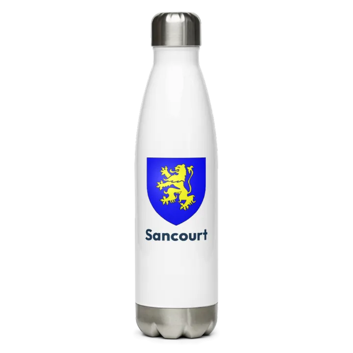 Gourde inox blason de Sancourt