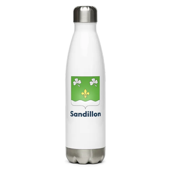 Gourde inox blason de Sandillon