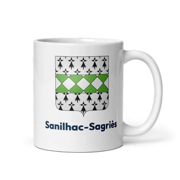 Mug blason de Sanilhac-Sagriès