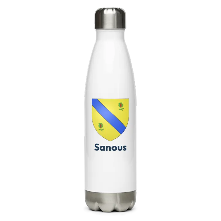 Gourde inox blason de Sanous