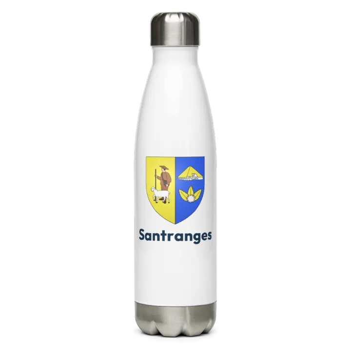 Gourde inox blason de Santranges