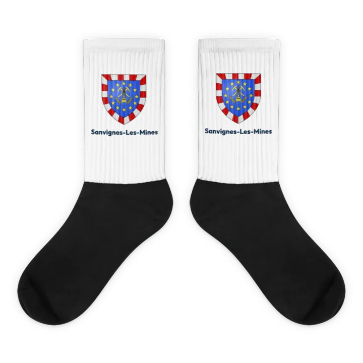 Chaussettes — blason de Sanvignes-les-Mines