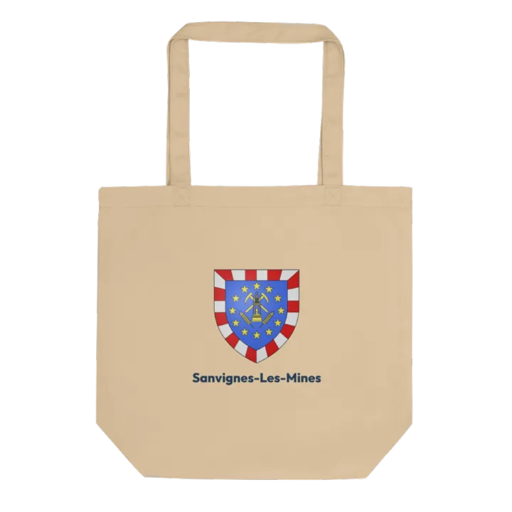 Tote bag coton bio — blason de Sanvignes-les-Mines