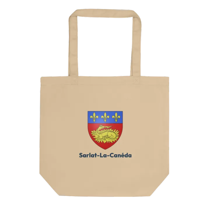Tote bag coton bio — blason de Sarlat-la-Canéda