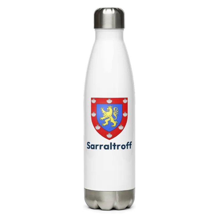 Gourde inox blason de Sarraltroff