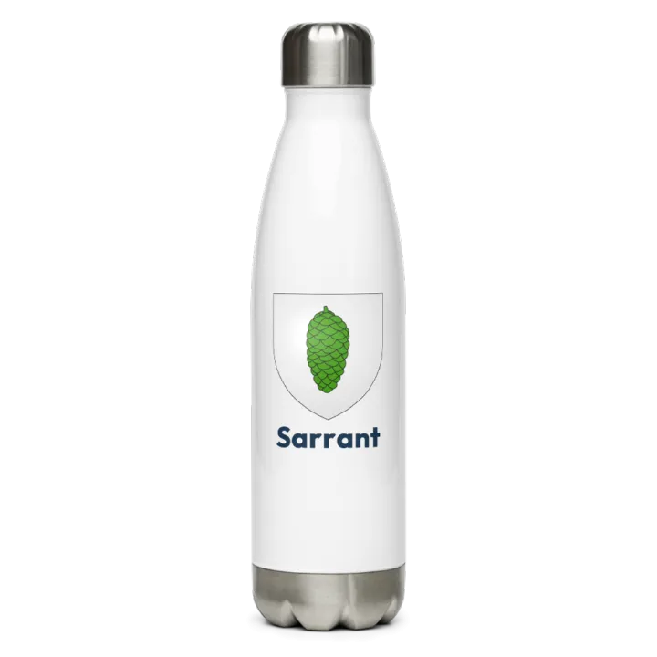 Gourde inox blason de Sarrant