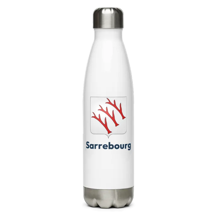 Gourde inox blason de Sarrebourg
