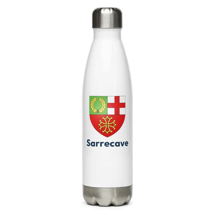 Gourde inox blason de Sarrecave