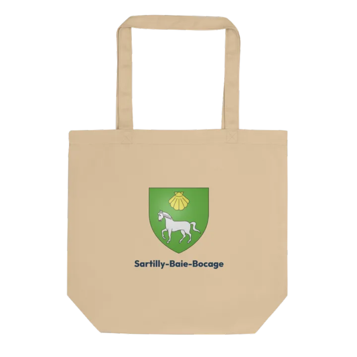 Tote bag coton bio — blason de Sartilly-Baie-Bocage