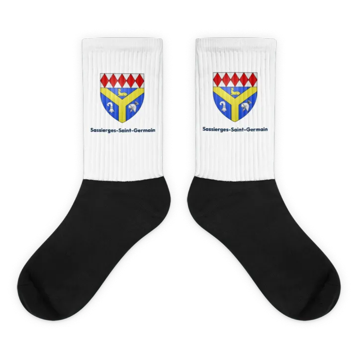 Chaussettes — blason de Sassierges-Saint-Germain
