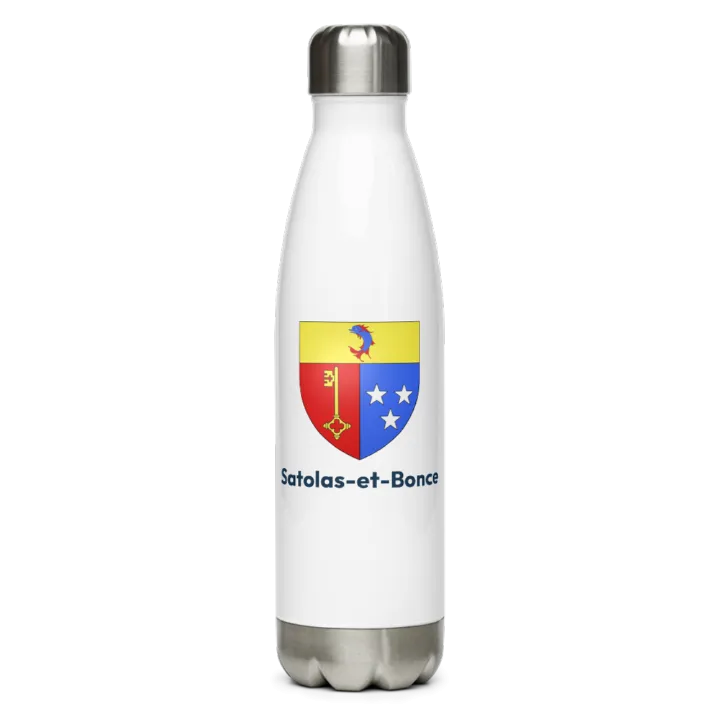 Gourde inox blason de Satolas-et-Bonce