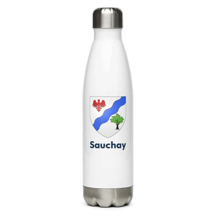 Gourde inox blason de Sauchay