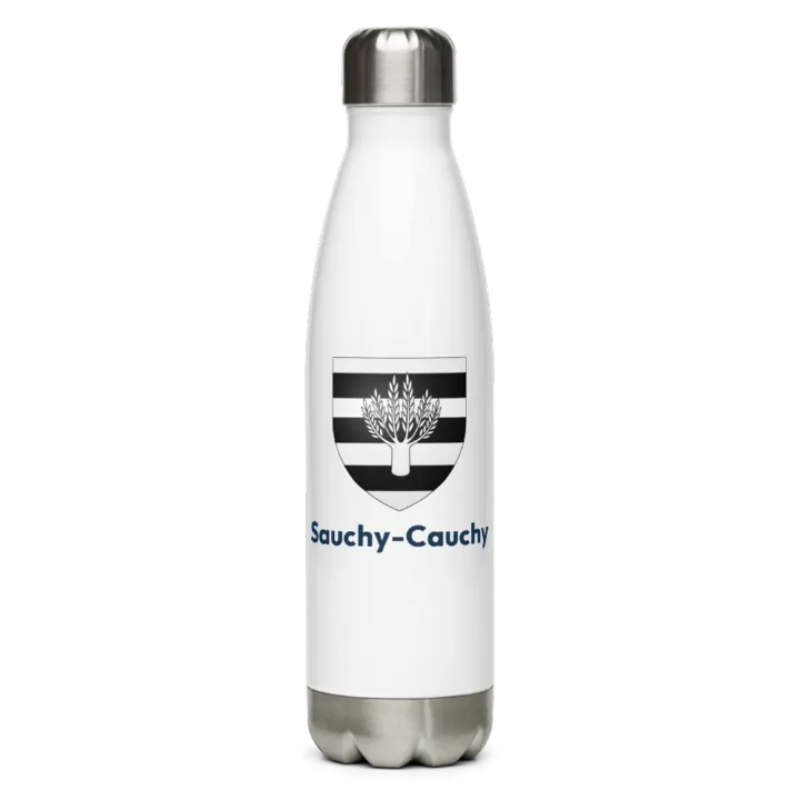 Gourde inox blason de Sauchy-Cauchy