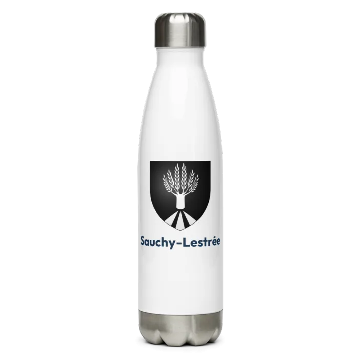 Gourde inox blason de Sauchy-Lestrée