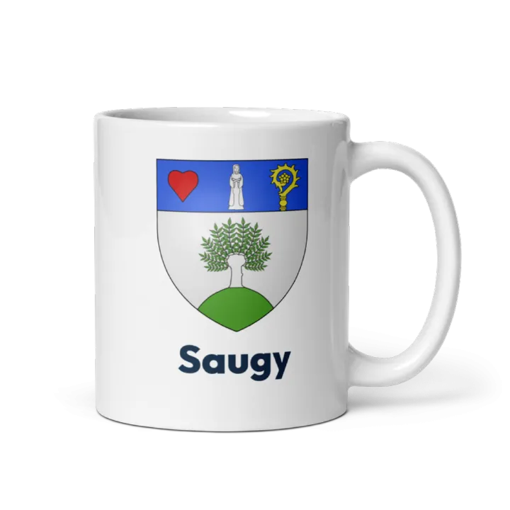 Mug blason de Saugy