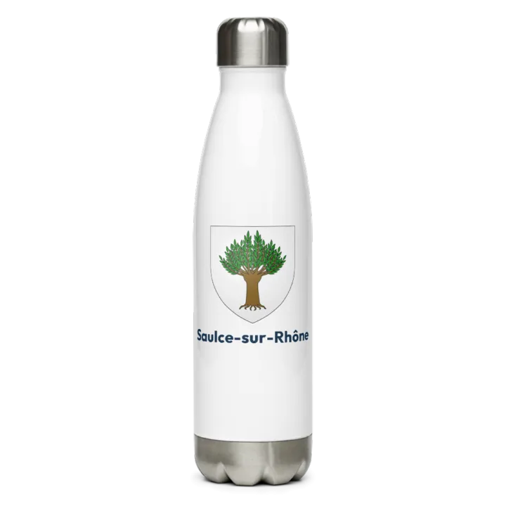 Gourde inox blason de Saulce-sur-Rhône