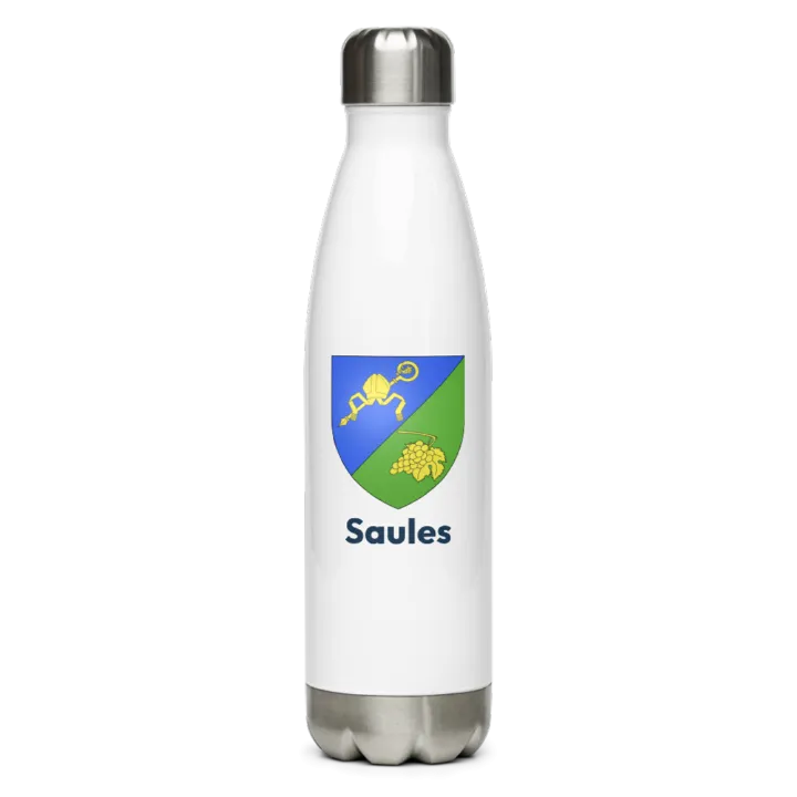 Gourde inox — blason de Saules