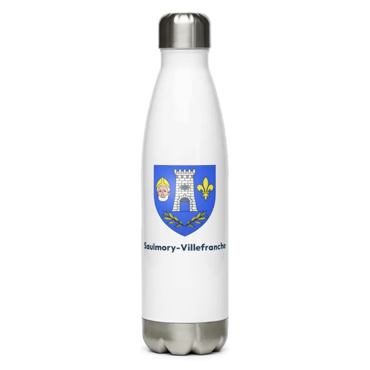 Gourde inox blason de Saulmory-Villefranche