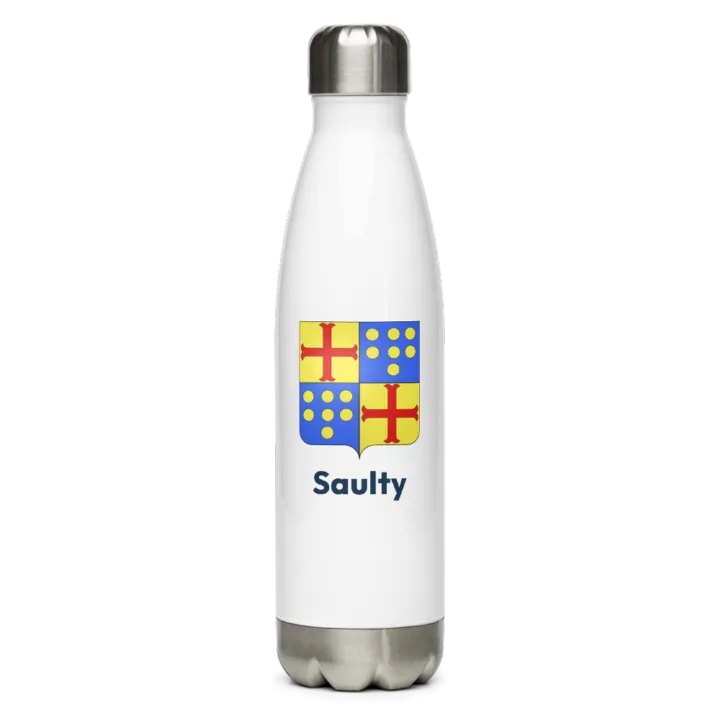 Gourde inox blason de Saulty