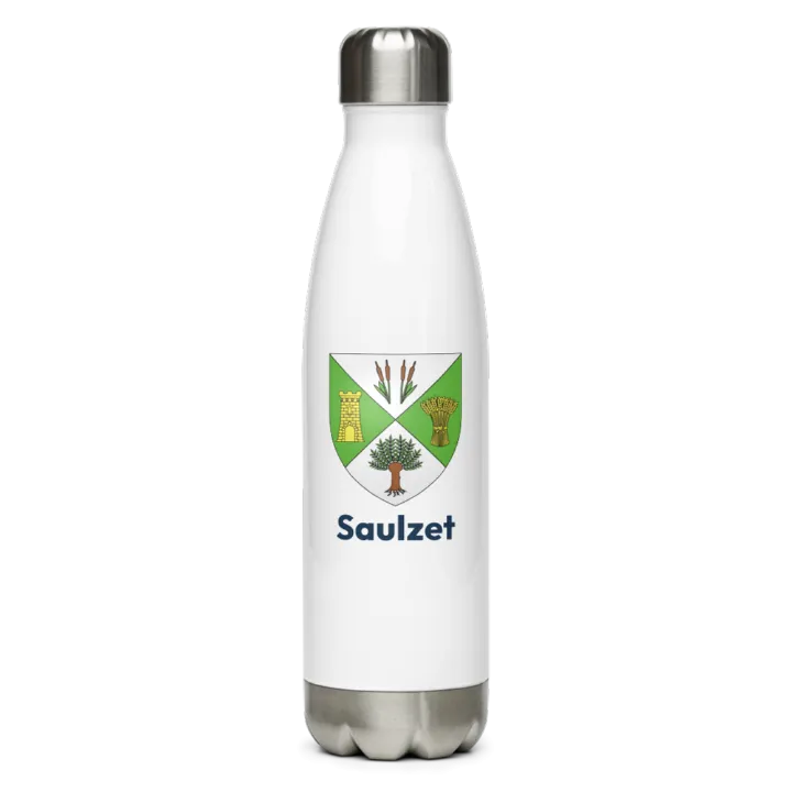 Gourde inox blason de Saulzet