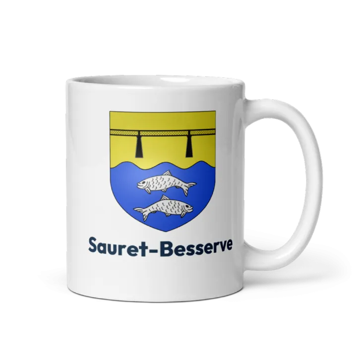 Mug blason de Sauret-Besserve