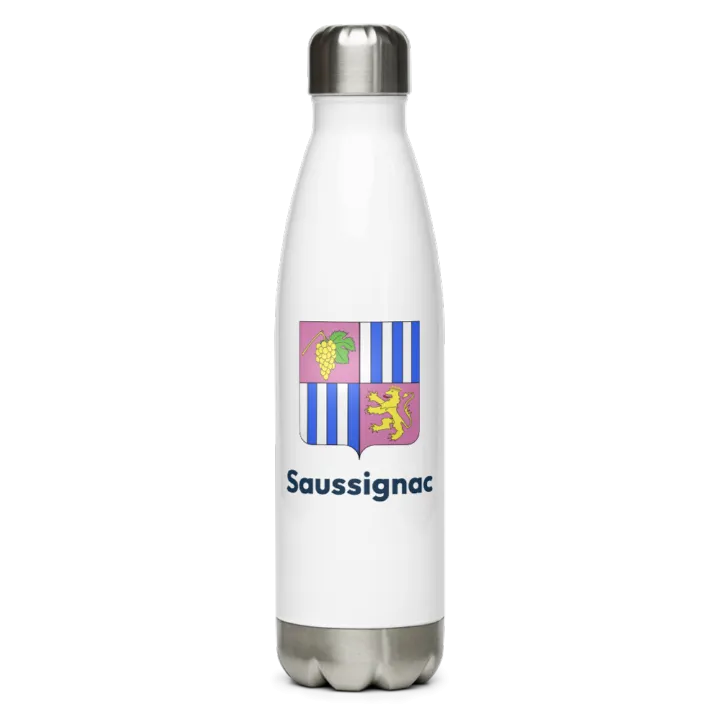 Gourde inox blason de Saussignac