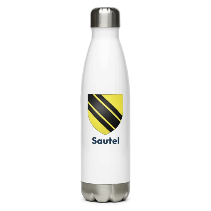 Gourde inox blason de Sautel