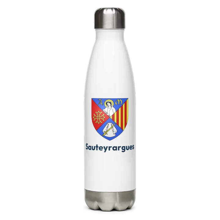Gourde inox blason de Sauteyrargues