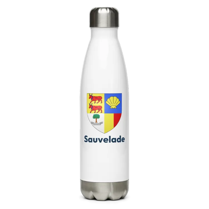 Gourde inox blason de Sauvelade