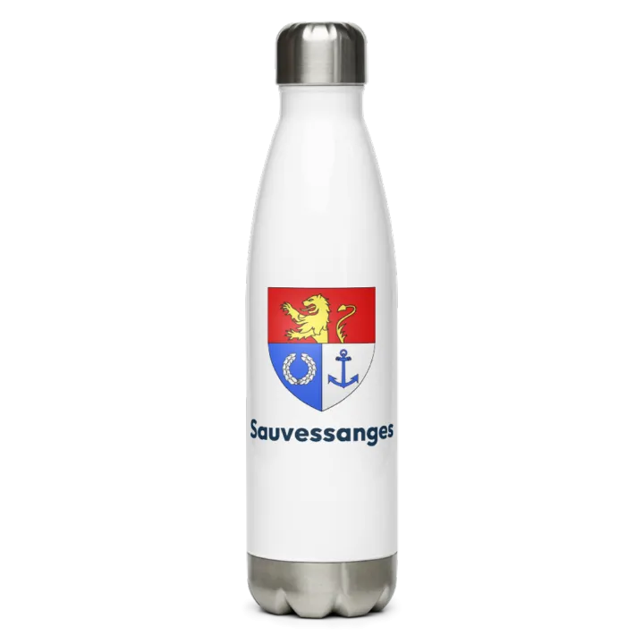 Gourde inox blason de Sauvessanges